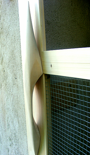 Detail des Griffes - Lindenholz